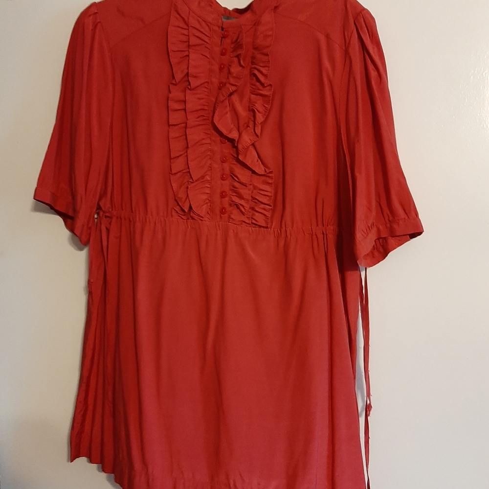 Apt 9 Ruffle Womens Maternity XL Blouse